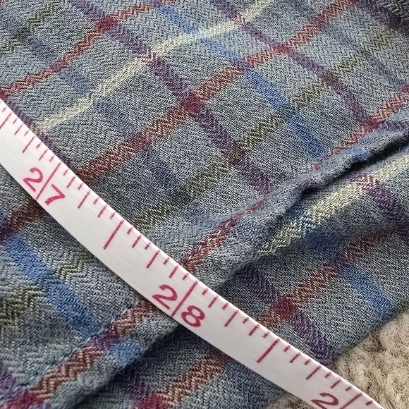 Patagonia Men's Performance Button Casual Plaid Checkered Shirt Like New Large - Picture 8 of 8